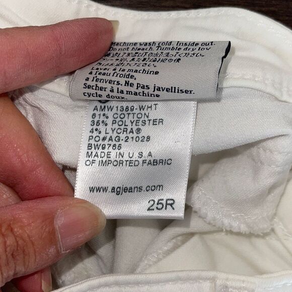 AG Adriano Goldschmied Women's The Legging Ankle Super Skinny Pants Jeans 25R Wh - Picture 8 of 11